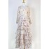 Real time spot Australian design heavy industry high-end embroidery hollow multi-layer ruffle edge cake skirt long skirt+suspender