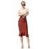 Cross border European and American new style elegant fish tail elastic short skirt sexy women's high waist, hip wrapped bandage skirt