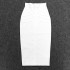 2021 European and American New Style Featured Stripe Sexy Mid Skirt Temperament Slimming High Waist Hip Wrapping Skirt Bandage Skirt Wholesale