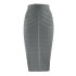 2021 European and American New Style Featured Stripe Sexy Mid Skirt Temperament Slimming High Waist Hip Wrapping Skirt Bandage Skirt Wholesale