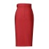 New High Waist Step Skirt Tight Elastic Waist Belt Button Bandage Half Body Skirt Sexy Split Mid length Skirt