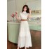 Wang Ziwen's celebrity style high-end women's clothing 2022 summer fashion western-style long skirt temperament slim fit dress