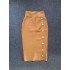 Autumn and winter new waist cinching slimming half skirt fashionable sewn button mid length skirt slim fitting bandage skirt temperament versatile hip hugging skirt