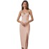 Cross border new 2023 European and American sexy diamond studded socialite temperament suspender slit bandage dress banquet dress