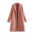 Foreign Trade 2022 European and American Winter New Women's Wear Casual Style Whisper Collar Non buttoned Coat for Women