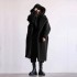 Autumn and winter casual faux fur coat women's coat mid to long style European and American hooded lapel fashionable lamb fur temperament trend