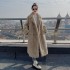 2023 Fashion Plush Autumn/Winter New Style Suit Collar Warm Fur Coat Women's Long Style Casual Style