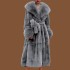 2022 autumn and winter big fur collar fashionable fur coat for women, medium to long, thick, European and American temperament, loose casual coat