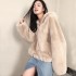 2020 Winter New Korean Edition Imitation Fur Coat Women's Hoodie Fashion Casual Hoodie Warm Baseball Jacket Multi Color