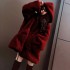 Casual loose hooded faux fur jacket, women's mid to long hoodie, autumn and winter Korean version, plush baseball jacket, leopard print