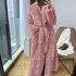 2022 new faux fur coat for women, mid to long length, European station, fashionable temperament, loose plus size to cover the belly trend