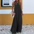 FD1450 in stock 2023 spring/summer new cross-border women's fashionable sleeveless hanging neck long beach dress