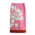 Foreign Trade 2024 Spring New Women's Fashion European and American Style Versatile Linen Blended Printed Half Skirt 2394119