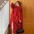 2021 new winter fashion casual faux fur European and American temperament coat women's coat loose foreign trade medium long style