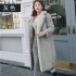 2019 New Suit Collar Imitation Fur Coat for Women, Medium and Long, Casual Korean Style, Wholesale Trend in Foreign Trade