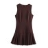 Foreign trade 2024 winter new dress women's clothing European and American style sleeveless versatile niche design sense 3152266