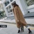 2019 New Suit Collar Imitation Fur Coat for Women, Medium and Long, Casual Korean Style, Wholesale Trend in Foreign Trade