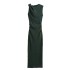 Foreign trade 2024 autumn new women's clothing knot decoration texture long sleeveless slim fit dress for women 5039626