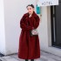 2019 New Suit Collar Imitation Fur Coat for Women, Medium and Long, Casual Korean Style, Wholesale Trend in Foreign Trade