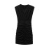 Foreign trade 2024 autumn new dress for women's clothing, European and American style pleated sleeveless, sexy and slimming, high-end 2180215