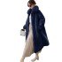 2023 autumn and winter European and American fur collar fur coat women's long style fashionable thick imitation otter rabbit plush fashionable coat