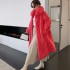 2023 autumn and winter European and American fur collar fur coat women's long style fashionable thick imitation otter rabbit plush fashionable coat