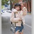 New fur inspired short jacket for women's casual and fashionable Korean version, with plush fur rabbit and warm jacket