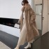 2023 autumn and winter European and American fur collar fur coat women's long style fashionable thick imitation otter rabbit plush fashionable coat