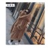 2021 autumn and winter European and American station imitation otter rabbit fur thick medium long hooded fur coat fur coat women's fashion trend