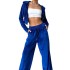 FD1146 in stock 2024 autumn and winter cross-border new fashion sports style hooded sweatshirt wide leg pants two-piece set