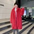 2023 new Korean version winter furry fur coat for women, medium and long, thick and loose stand up collar, imitation otter rabbit plush