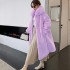 2023 autumn and winter European and American fur collar fur coat women's long style fashionable thick imitation otter rabbit plush fashionable coat