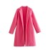 Foreign Trade 2022 European and American Winter New Women's Wear Casual Style Whisper Collar Non buttoned Coat for Women