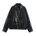 Foreign Trade 2024 Autumn New Women's Transparent Hard Yarn Pilot Jacket Coat Sweet Cool 4341864