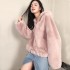 2020 Winter New Korean Edition Imitation Fur Coat Women's Hoodie Fashion Casual Hoodie Warm Baseball Jacket Multi Color