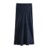 Foreign Trade 2024 Autumn New European and American Style Women's Fashion Silk Texture Midi Multi Color Half Skirt 8338537