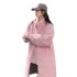 2024 new winter Korean version environmentally friendly fur coat for women, medium to long, fashionable plus size stand up collar plush temperament coat