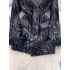 Light luxury imperial sister suit dress, women's fashion pocket, double row buckle, hairy sleeves, slimming and high-end feeling, sequin short skirt