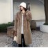 2024 new Korean version winter eco-friendly fur coat for women, medium to long, imitation otter rabbit fur plush coat, fashionable and casual