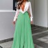 FD1110 in stock 2024 autumn cross-border new style European and American women's fashionable temperament pleated long wide leg pants