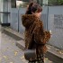 2021 new autumn and winter casual loose Korean version faux fur jacket women's furry thick hooded baseball jacket