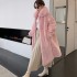 2023 autumn and winter European and American fur collar fur coat women's long style fashionable thick imitation otter rabbit plush fashionable coat