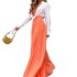 FD1110 in stock 2024 autumn cross-border new style European and American women's fashionable temperament pleated long wide leg pants