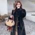 2024 new Korean version winter eco-friendly fur coat for women, medium to long, imitation otter rabbit fur plush coat, fashionable and casual