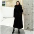 2021 autumn and winter casual socialite new fashionable lamb fur imitation fur coat for women, mid to long style, lapel hooded trend