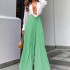 FD1110 in stock 2024 autumn cross-border new style European and American women's fashionable temperament pleated long wide leg pants