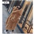 2021 autumn and winter European and American station imitation otter rabbit fur thick medium long hooded fur coat fur coat women's fashion trend