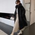 2023 autumn and winter European and American fur collar fur coat women's long style fashionable thick imitation otter rabbit plush fashionable coat