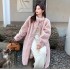 2024 new Korean version winter eco-friendly fur coat for women, medium to long, imitation otter rabbit fur plush coat, fashionable and casual