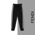 Fenjia FF autumn striped sweatpants embroidered webbing autumn and winter new sports pants casual sports pants men's and women's trend